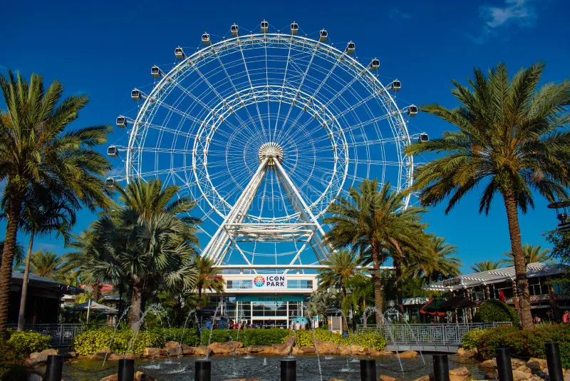 ICON Park: The Wheel at ICON Park offering panoramic city views.